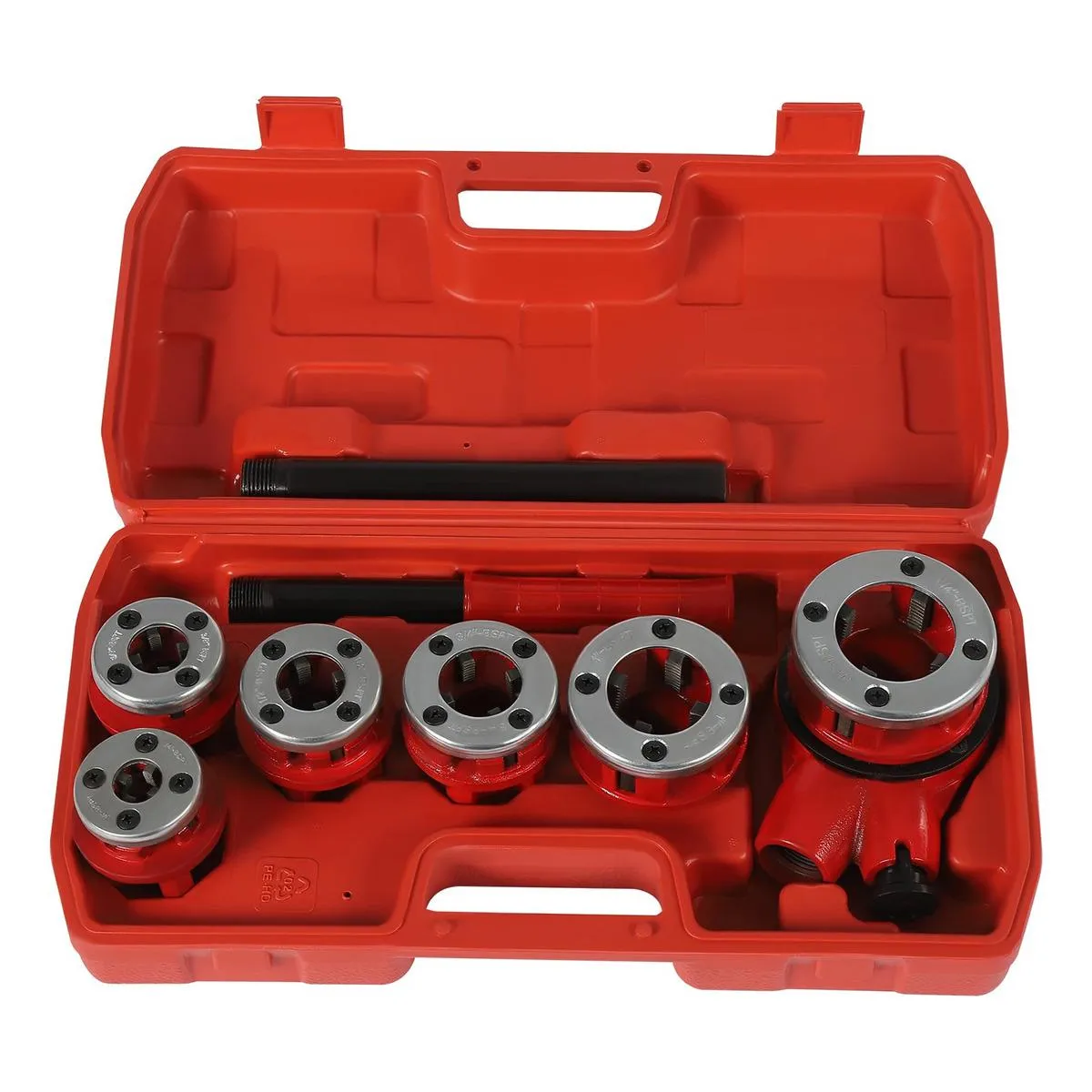 GENERICO - Set de Terrajas Manual para Tubos 6 Piezas