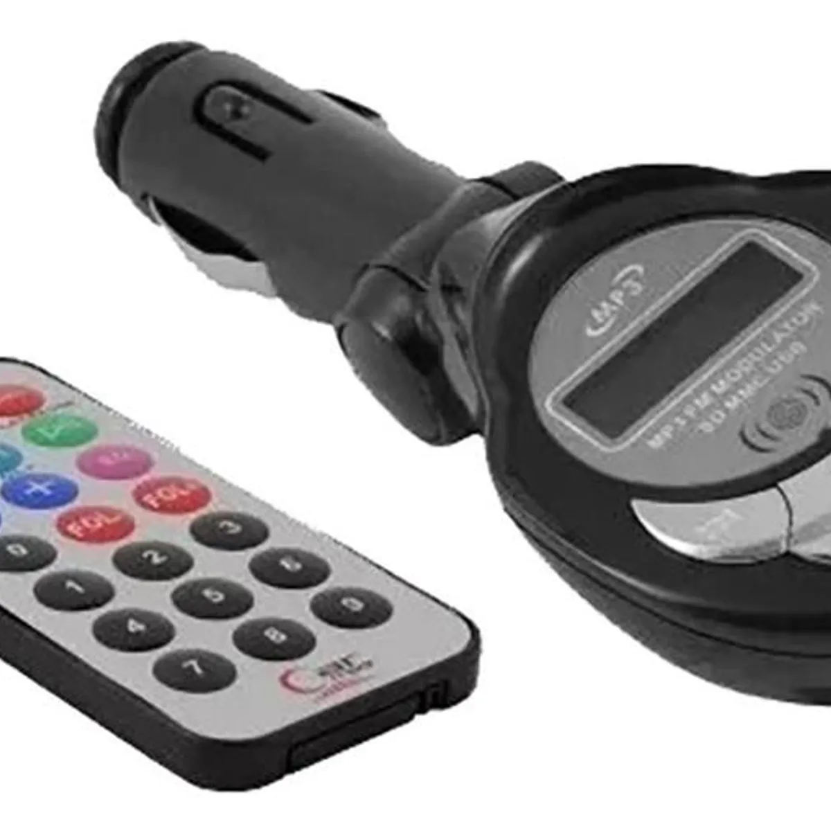 GENERICO - Transmisor MP3 para Auto con FM USB y Control Remoto