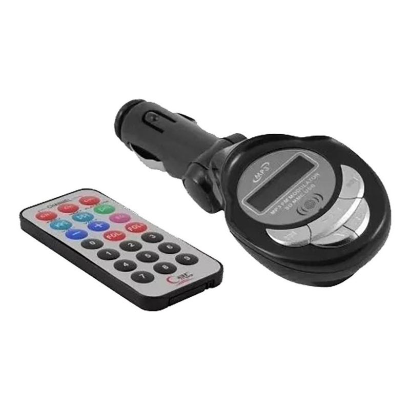 GENERICO - Transmisor MP3 para Auto con FM USB y Control Remoto