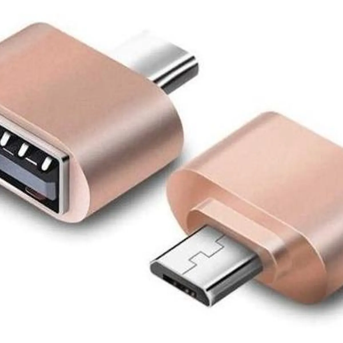 GENERICO - Pack de 10 Adaptadores OTG USB 20 - Tipo V8