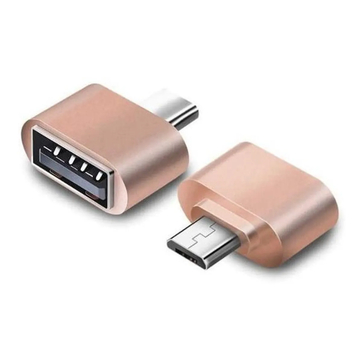 GENERICO - Pack de 10 Adaptadores OTG USB 20 - Tipo V8