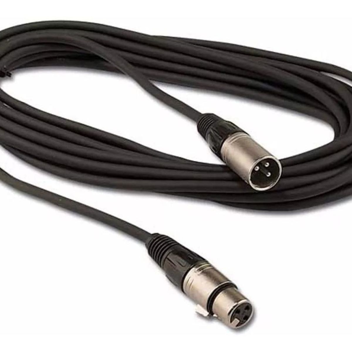 GENERICO - Cable de Extensión DMX-XLR3 de 9 Metros para Micrófonos y Iluminación