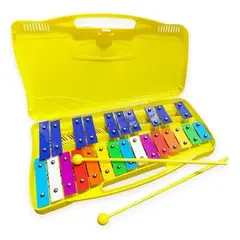 GENERICO - Metalófono Cromático 24 Notas Educativo con Maleta