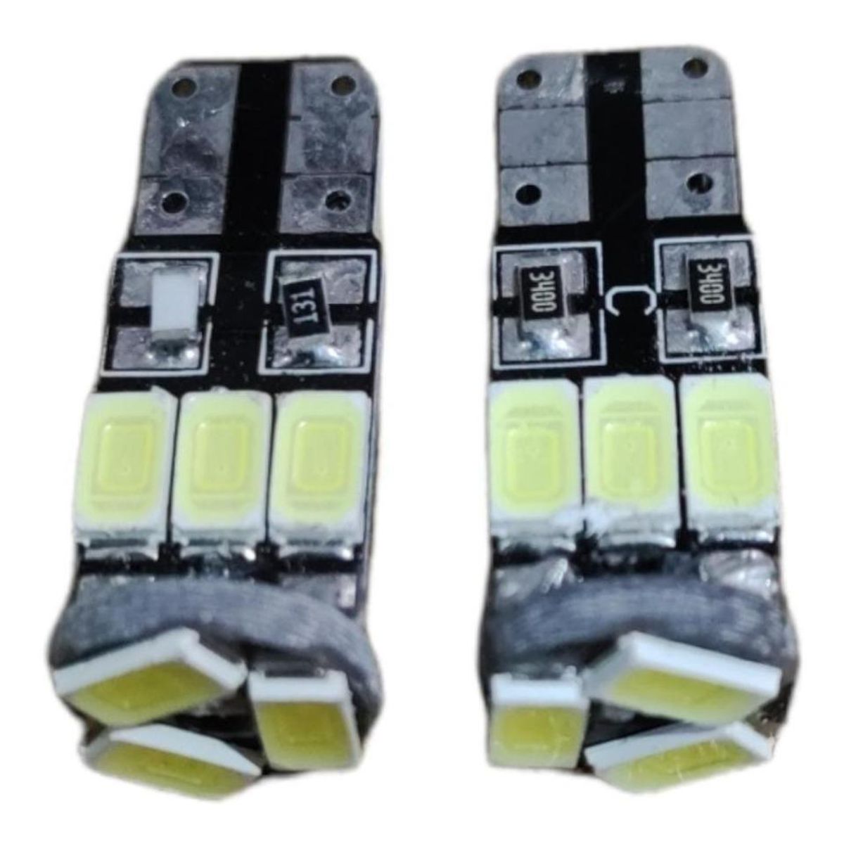 GENERICO - Ampolletas LED Canbus T10 12V 9 SMD para Autos