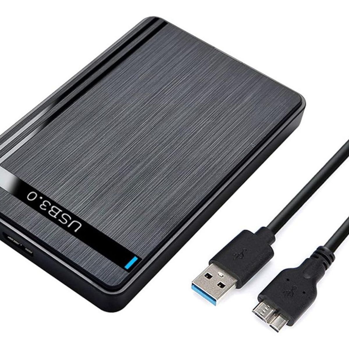 GENERICO - Cofre Transparente para Disco Duro SATA 25 USB 30