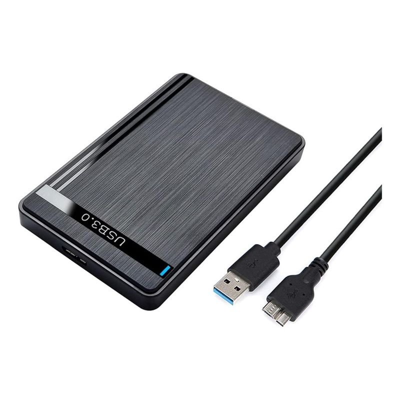GENERICO - Cofre Transparente para Disco Duro SATA 25 USB 30
