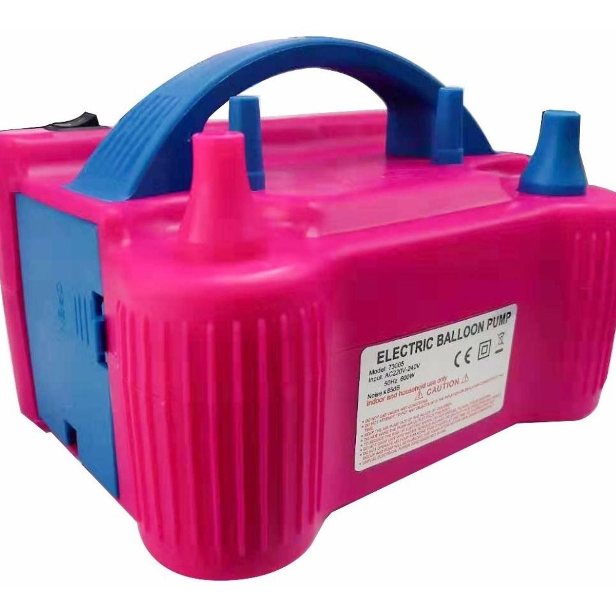 GENERICO - Inflador Eléctrico para Globos 220V con Doble Inyector