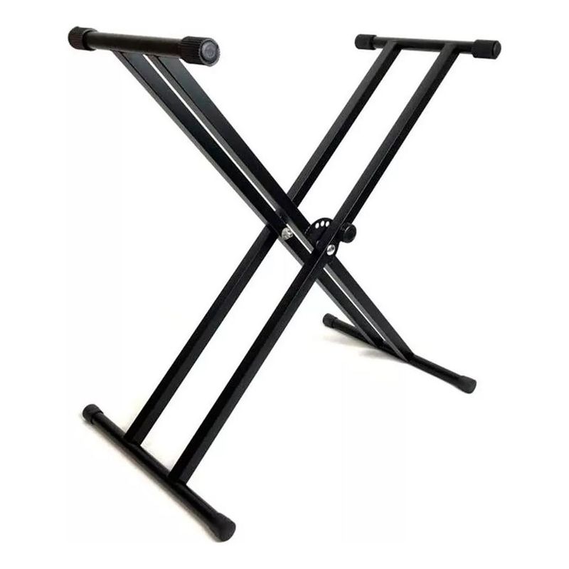 GENERICO - Atril Plegable Doble para Teclado Portátil Negro