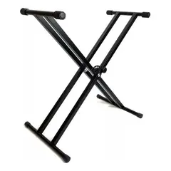 GENERICO - Atril Plegable Doble para Teclado Portátil Negro