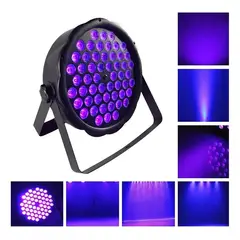 GENERICO - Foco LED UV Negro para Fiesta y Eventos DMX