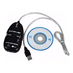 GENERICO - Adaptador USB para Guitarra - Conexión Directa a PC