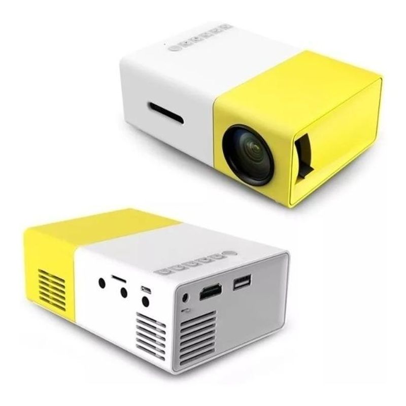 GENERICO - Mini Proyector Portátil HDMI y USB con Resolución 1080p