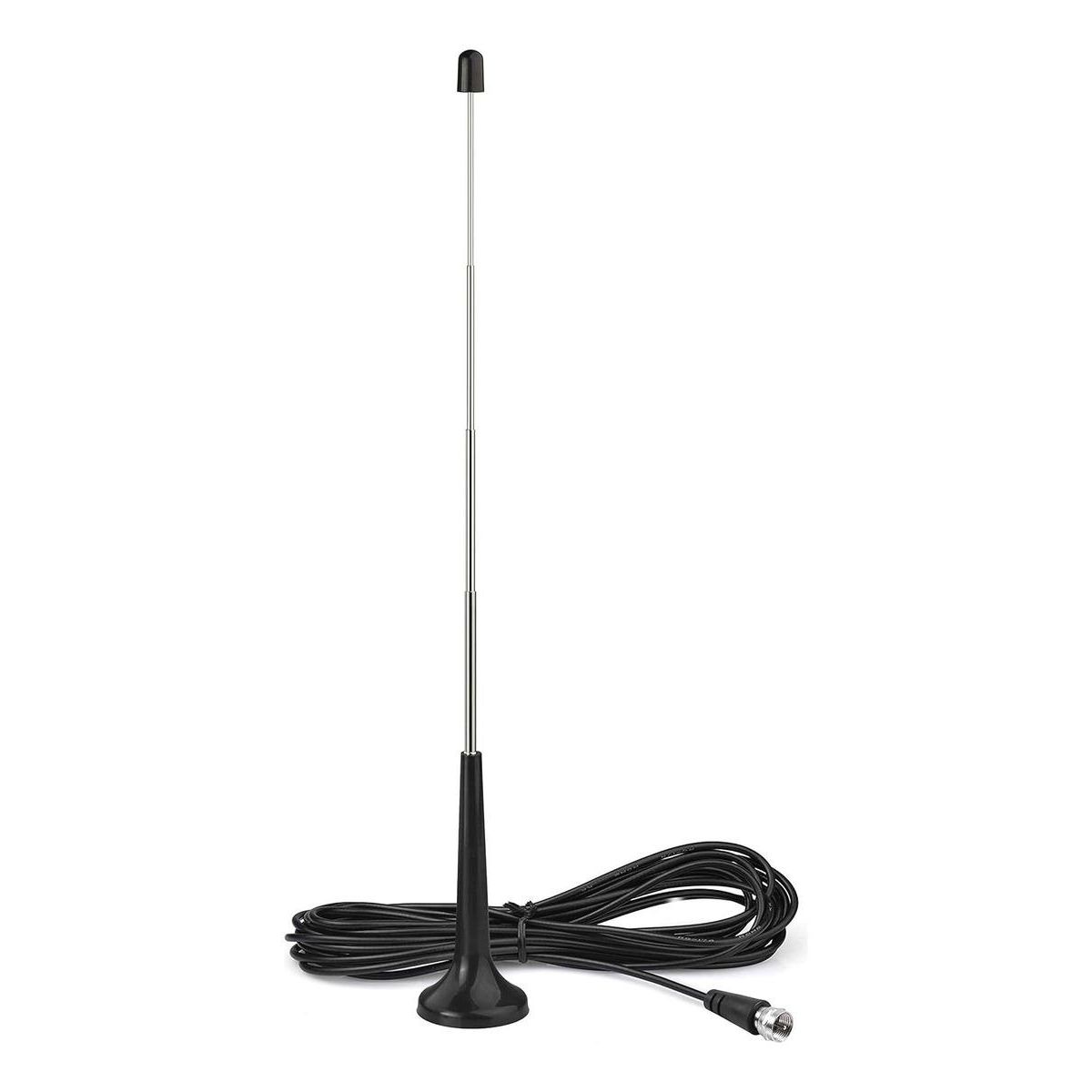GENERICO - Antena Digital Compacta con Base Magnética para TV