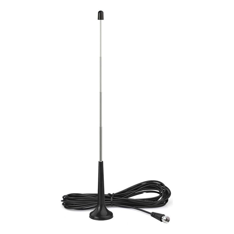 GENERICO - Antena Digital Compacta con Base Magnética para TV
