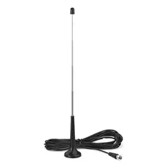 GENERICO - Antena Digital Compacta con Base Magnética para TV