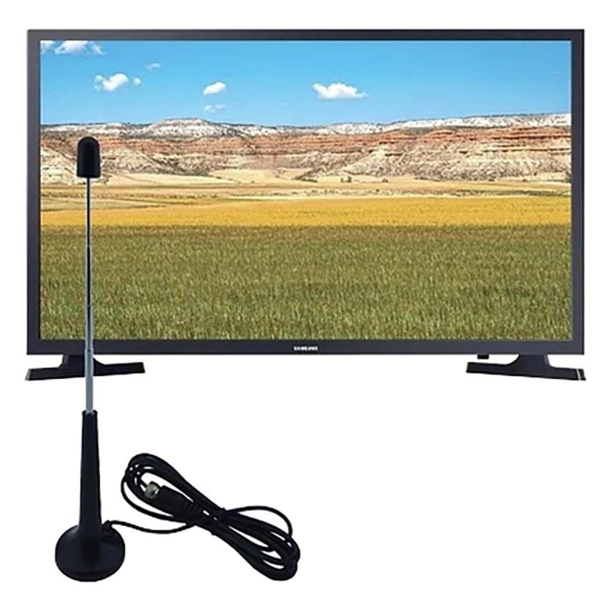 GENERICO - Antena Digital Compacta con Base Magnética para TV