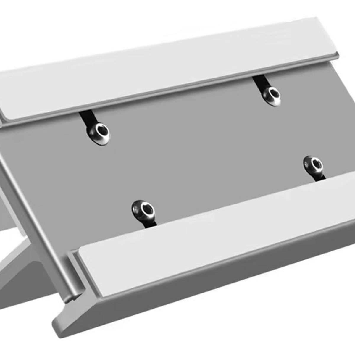 GENERICO - Soporte Vertical de Aluminio para Laptop y Smartphone