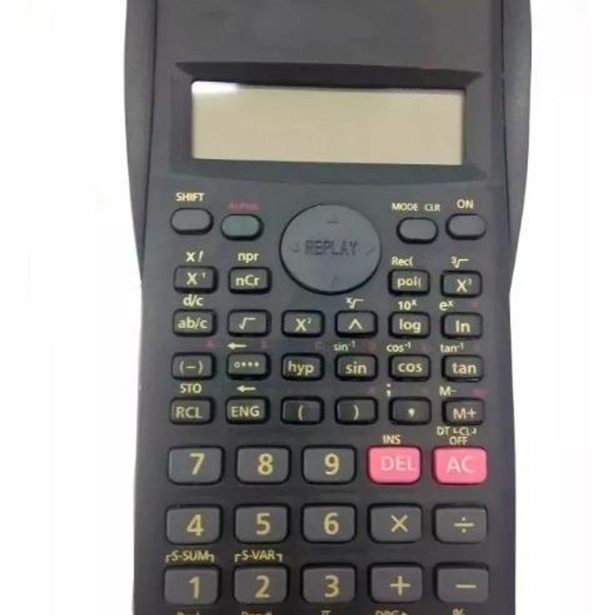 GENERICO - Calculadora Científica con Pantalla LCD y Manual Incluido