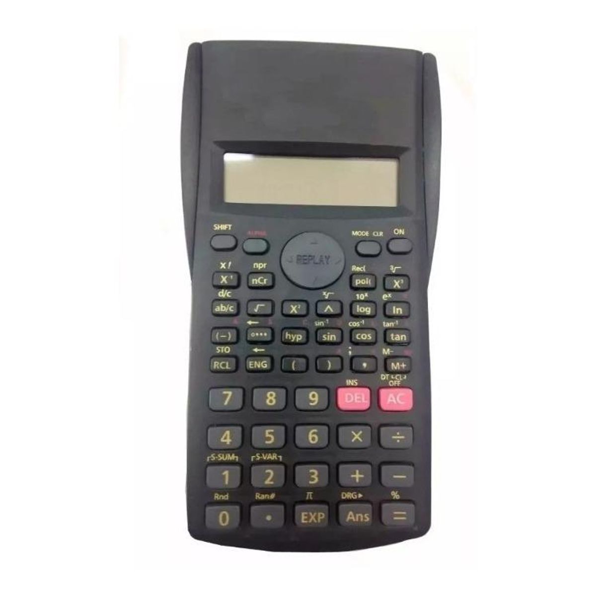 GENERICO - Calculadora Científica con Pantalla LCD y Manual Incluido