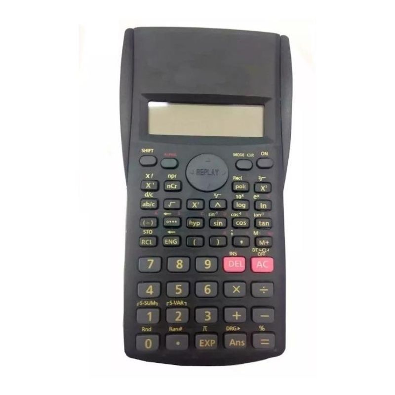 GENERICO - Calculadora Científica con Pantalla LCD y Manual Incluido