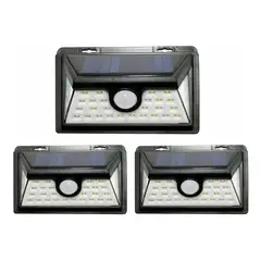 GENERICO - Focos Solares LED 30 6W con Sensor de Movimiento IP65
