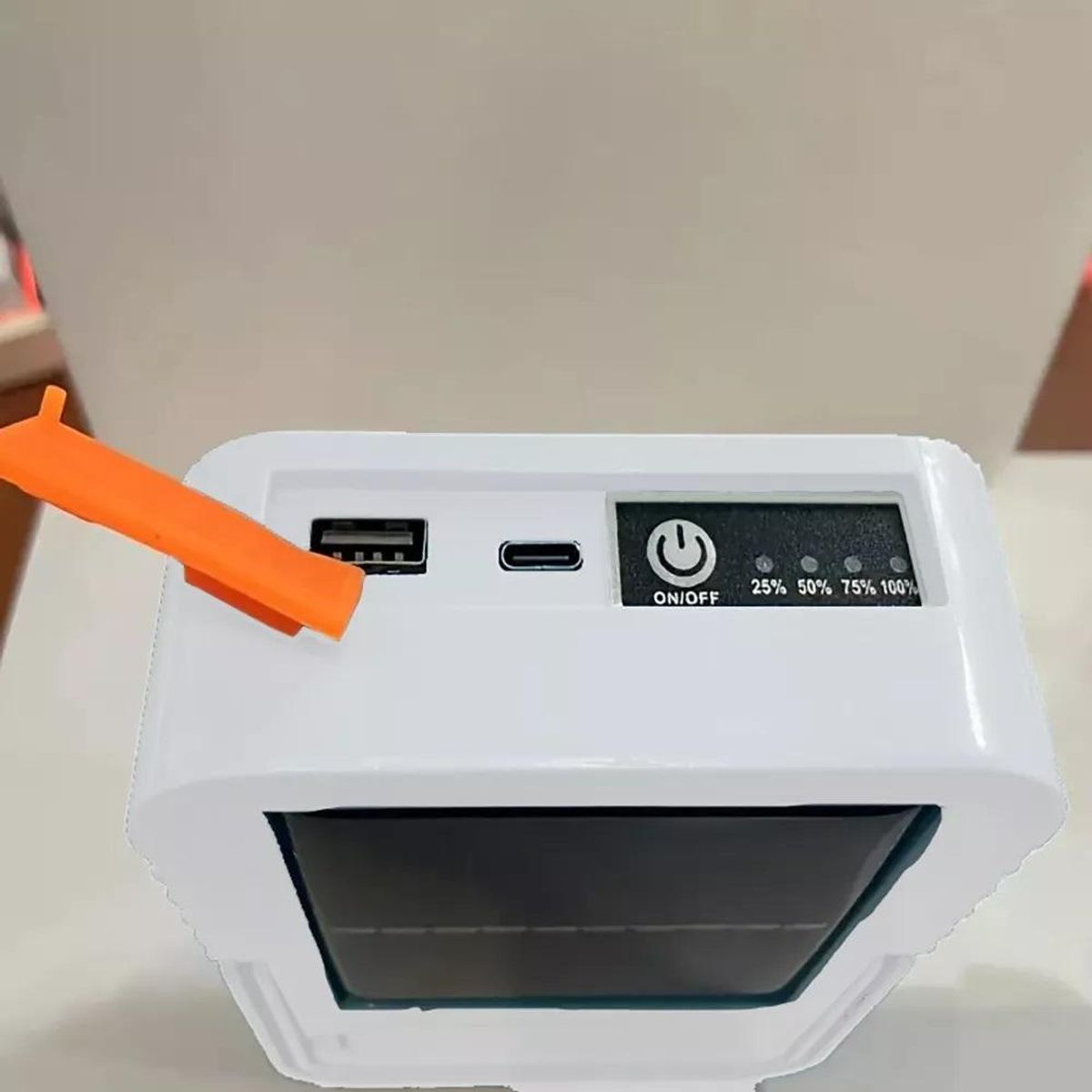 GENERICO - Reflector Solar Portátil Multifuncional USB para Emergencias
