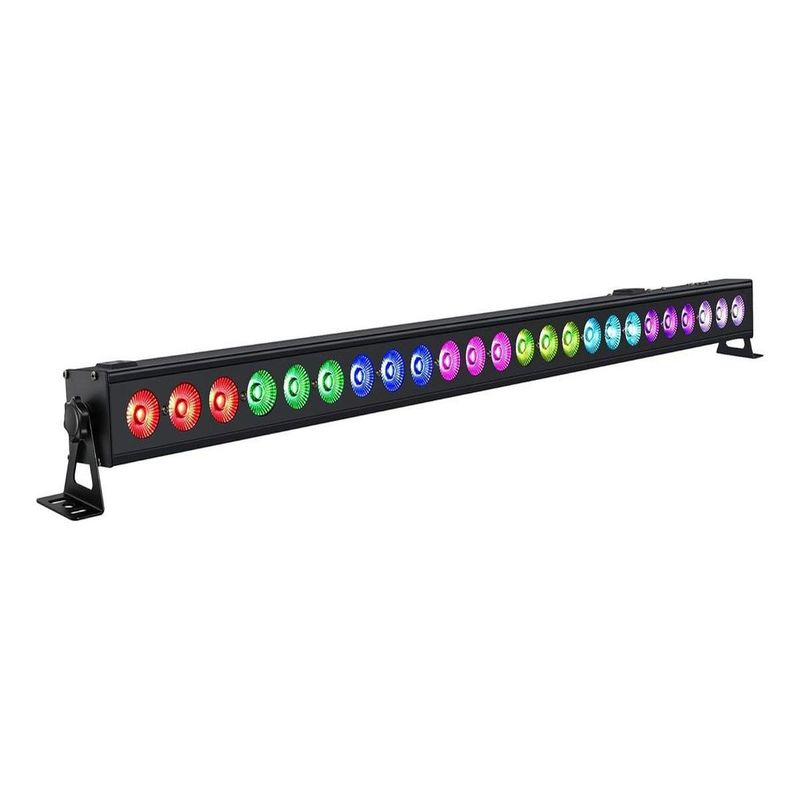 GENERICO - Barra de Luz LED RGB de 24 Focos para Eventos y DJ