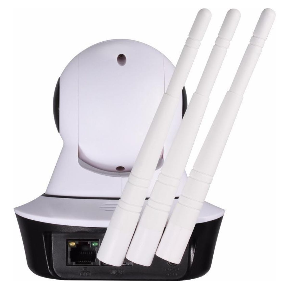 GENERICO - Pack de 4 Cámaras IP WiFi con Antenas y Visión Nocturna HD