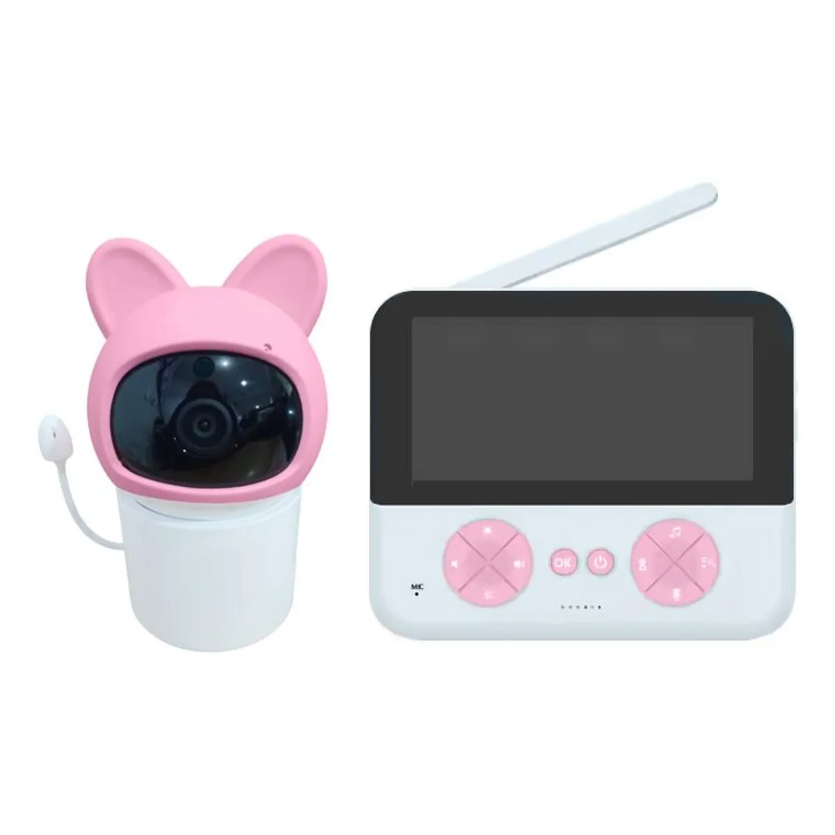 GENERICO - Monitor de Vigilancia Nocturna para Bebés con Micrófono.