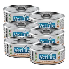VETLIFE - Vet Life Lata Convalescence Gato Pack x 6 Latas 85gr