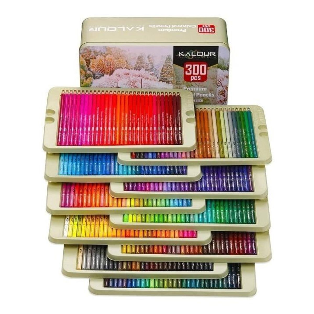 GENERICO - Set de 300 Lápices de Colores para Dibujo y Arte