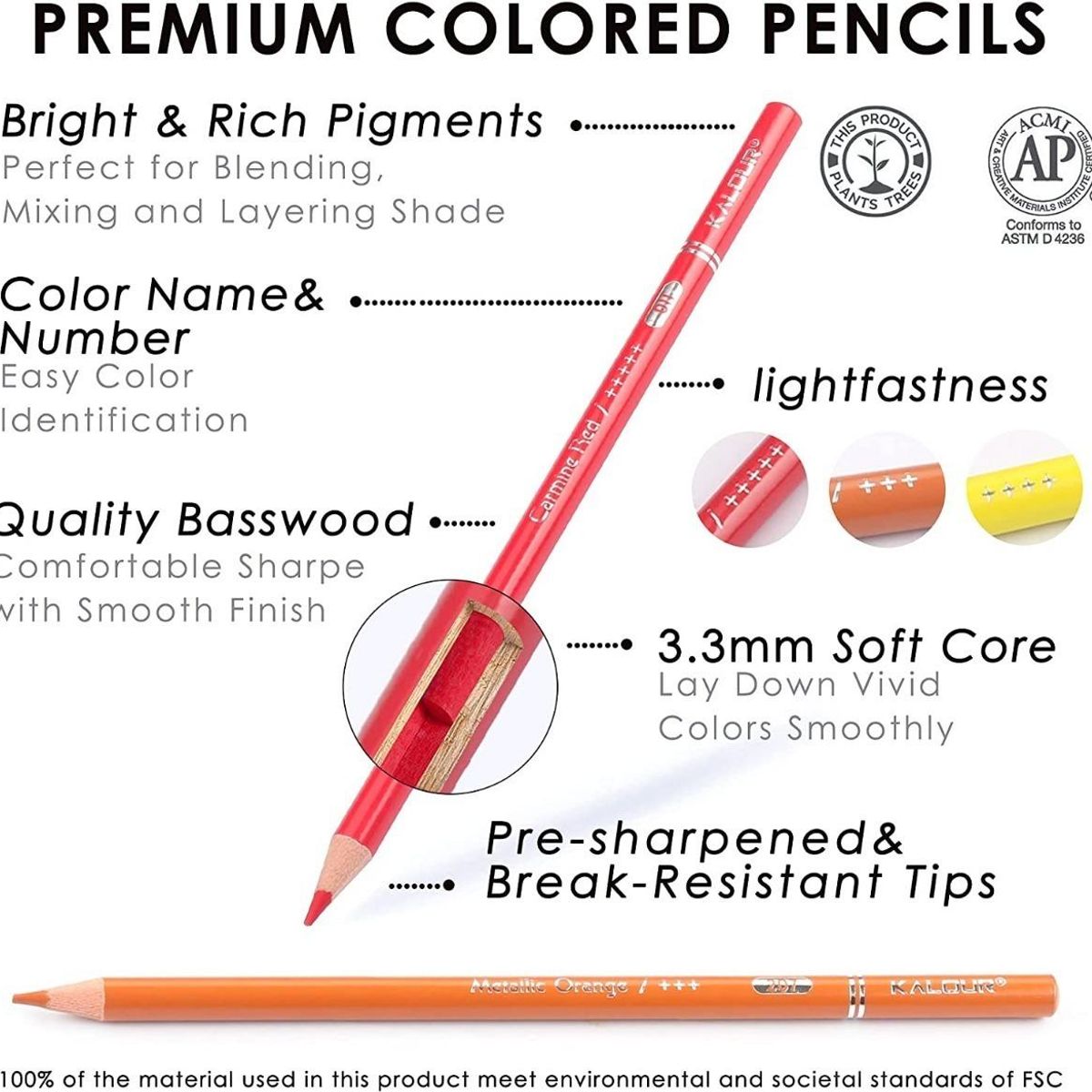 GENERICO - Set de 300 Lápices de Colores para Dibujo y Arte