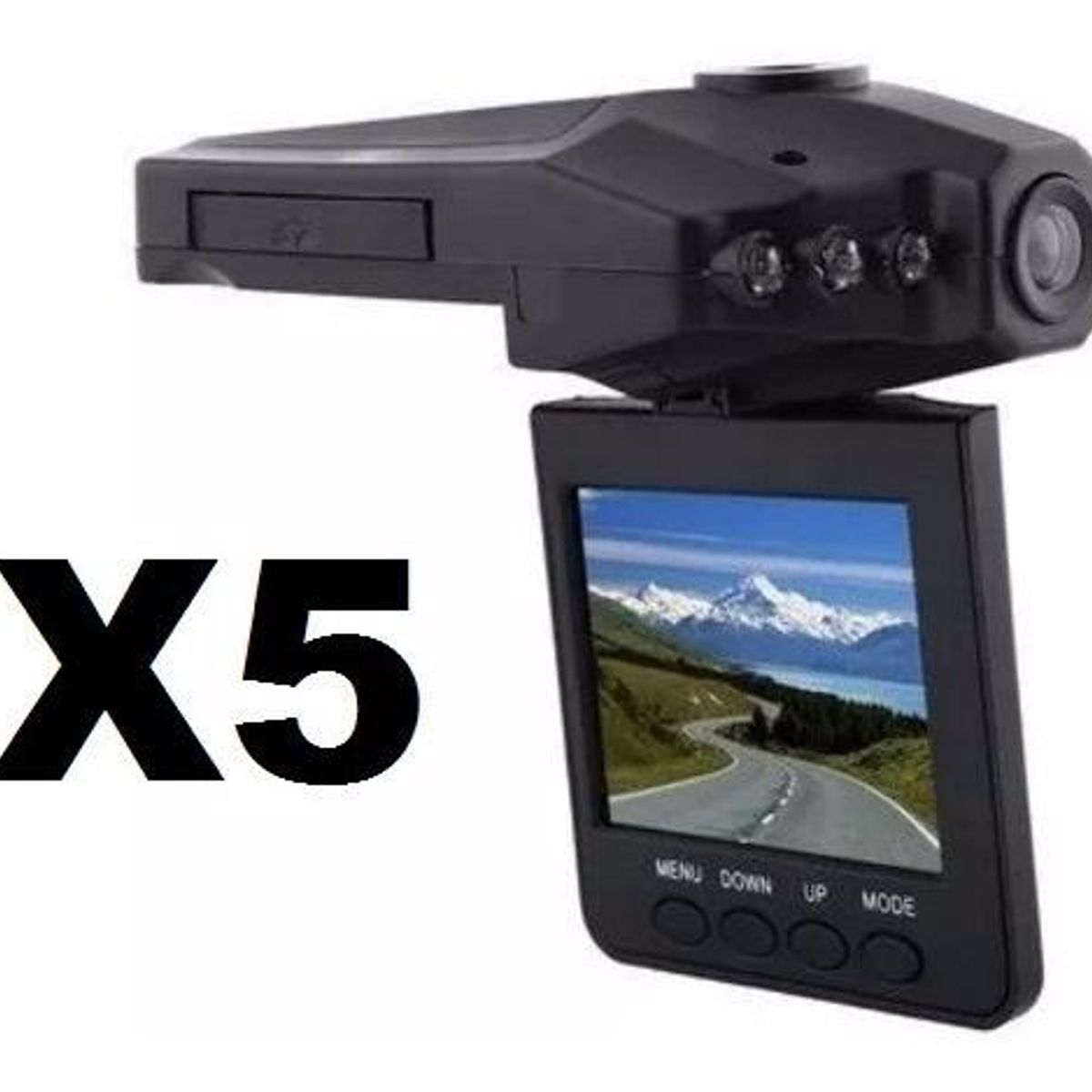 GENERICO - Cámara de Seguridad Dash Auto HD con Pantalla LCD