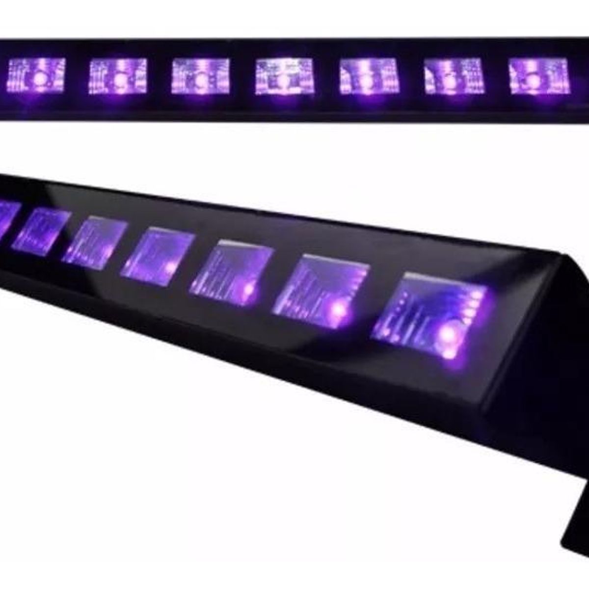 GENERICO - Pack de 4 Barras LED UV de 9x3W para Efectos Luminosos