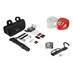 GENERICO - Kit Completo de Herramientas y Luces para Bicicletas