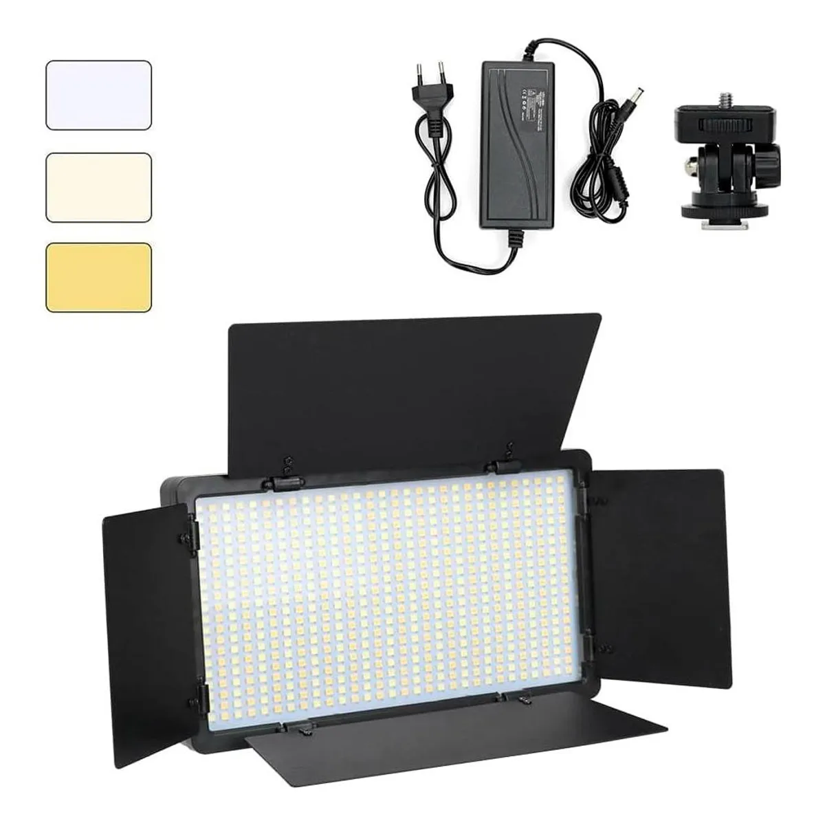 GENERICO - Lámpara Fotográfica Profesional LED Bicolor 600 3200-6500K