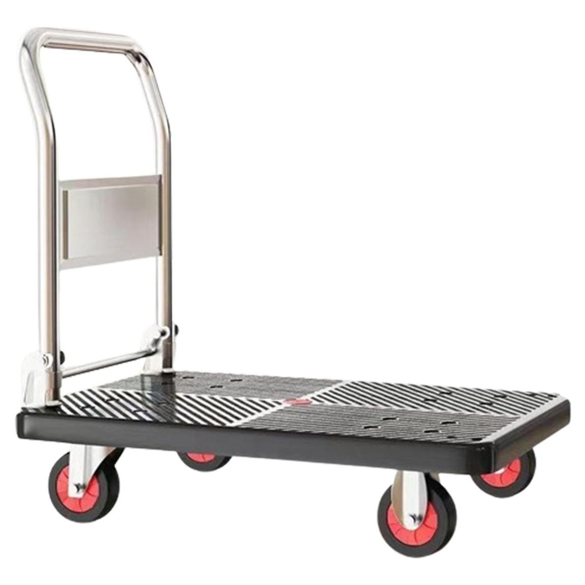 GENERICO - Carro Plegable de Carga Plataforma Grande 350kg 90x60cm