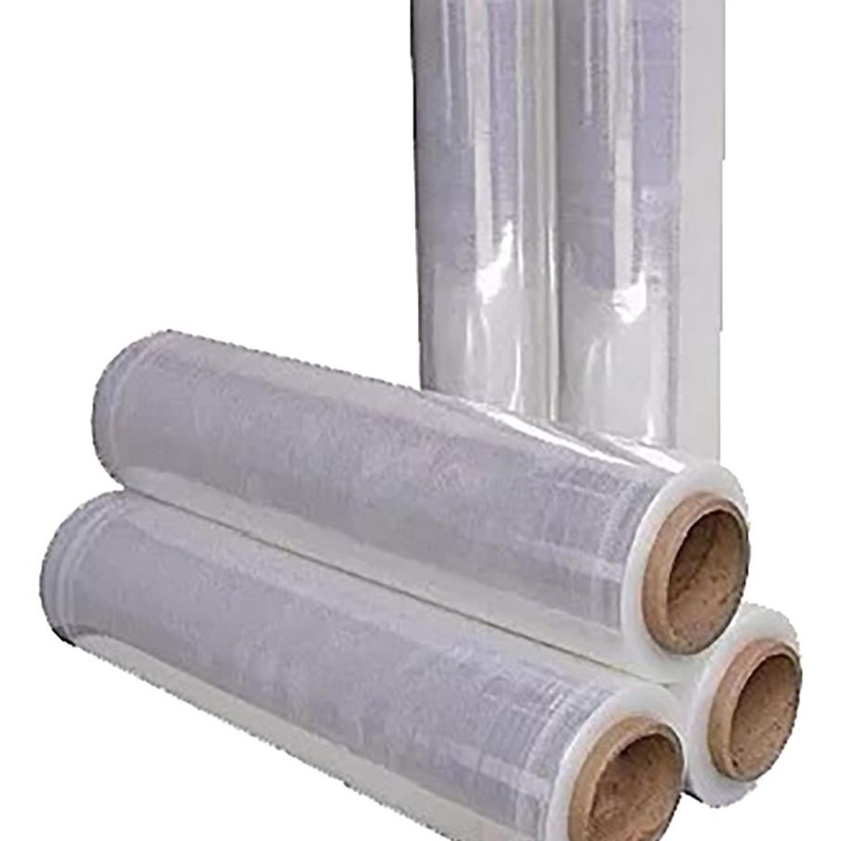 GENERICO - Rollo Transparente de Film Plástico Industrial 250 Metros