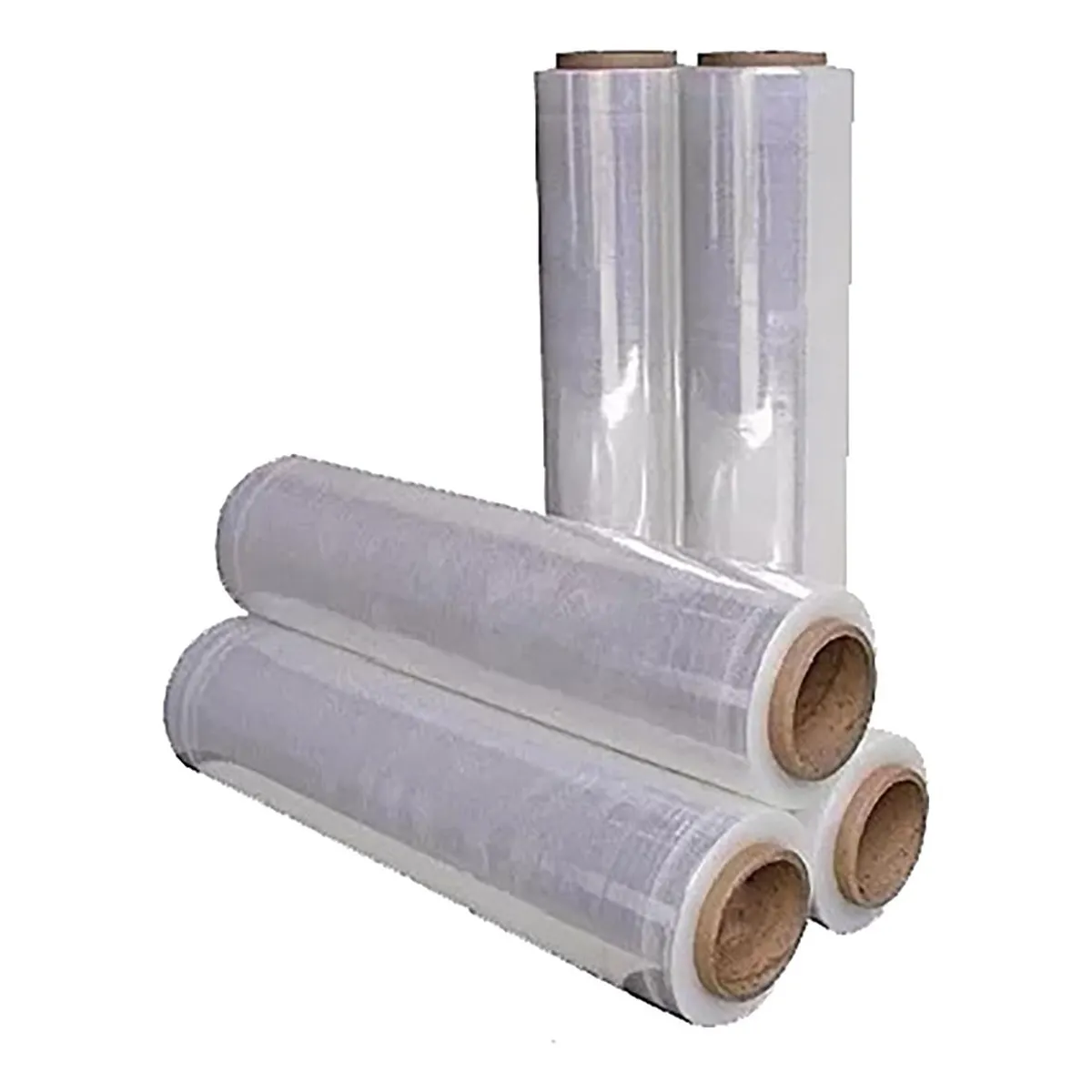 GENERICO - Rollo Transparente de Film Plástico Industrial 250 Metros