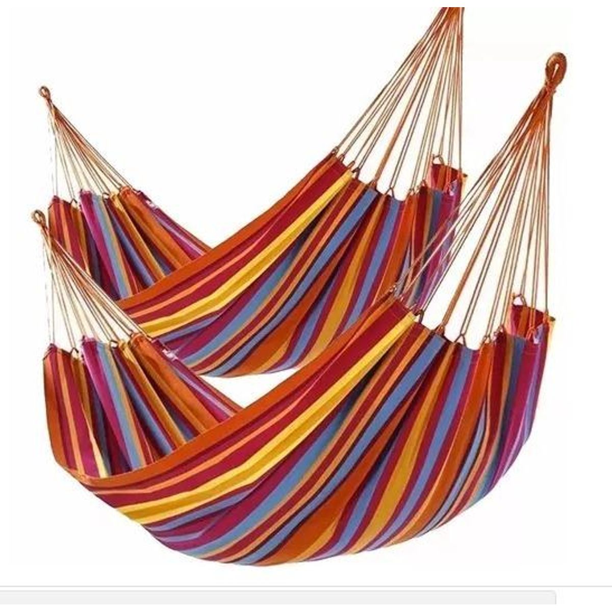 GENERICO - Pack de 5 Hamacas 100% Algodón para 2 Personas.