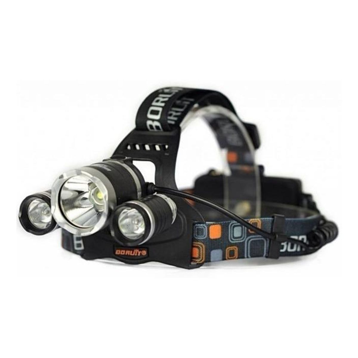 GENERICO - Pack de 5 Linternas Frontales LED T6 3000 Lúmenes