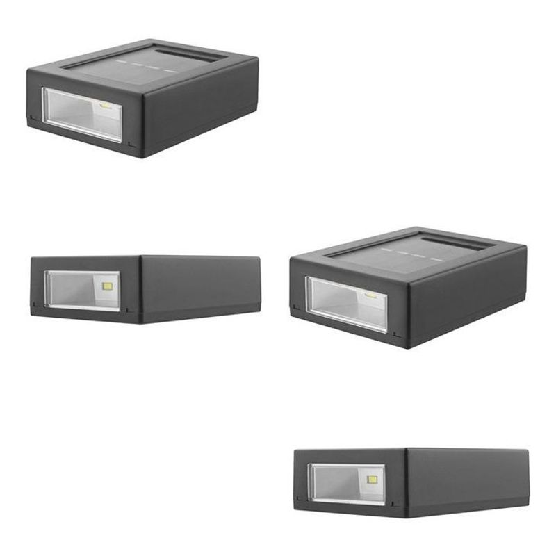 GENERICO - Pack de 4 Lámparas Solares Impermeables para Exterior