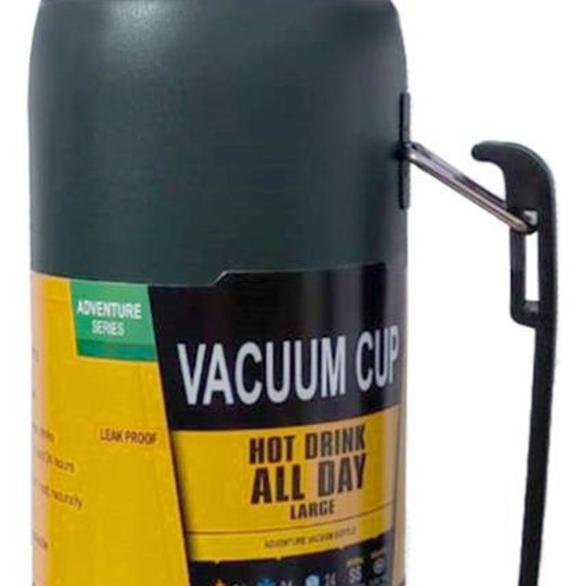 GENERICO - Termo de Acero Inoxidable 1000ml Ideal para Bebidas Calientes y Frías