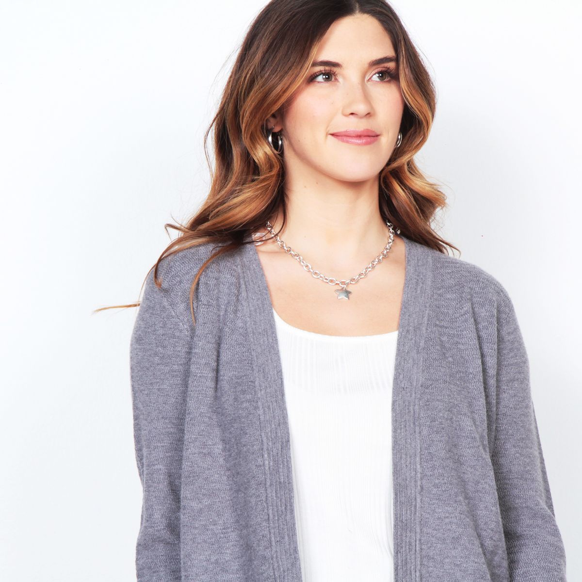 WADOS - CHALECO MANGA LARGA SOLIDO