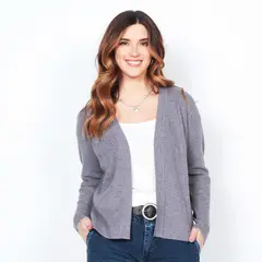 WADOS - CHALECO MANGA LARGA SOLIDO