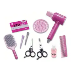 GENERICO - Set Simulación de Peluquería para Niñas - Juguete Creativo
