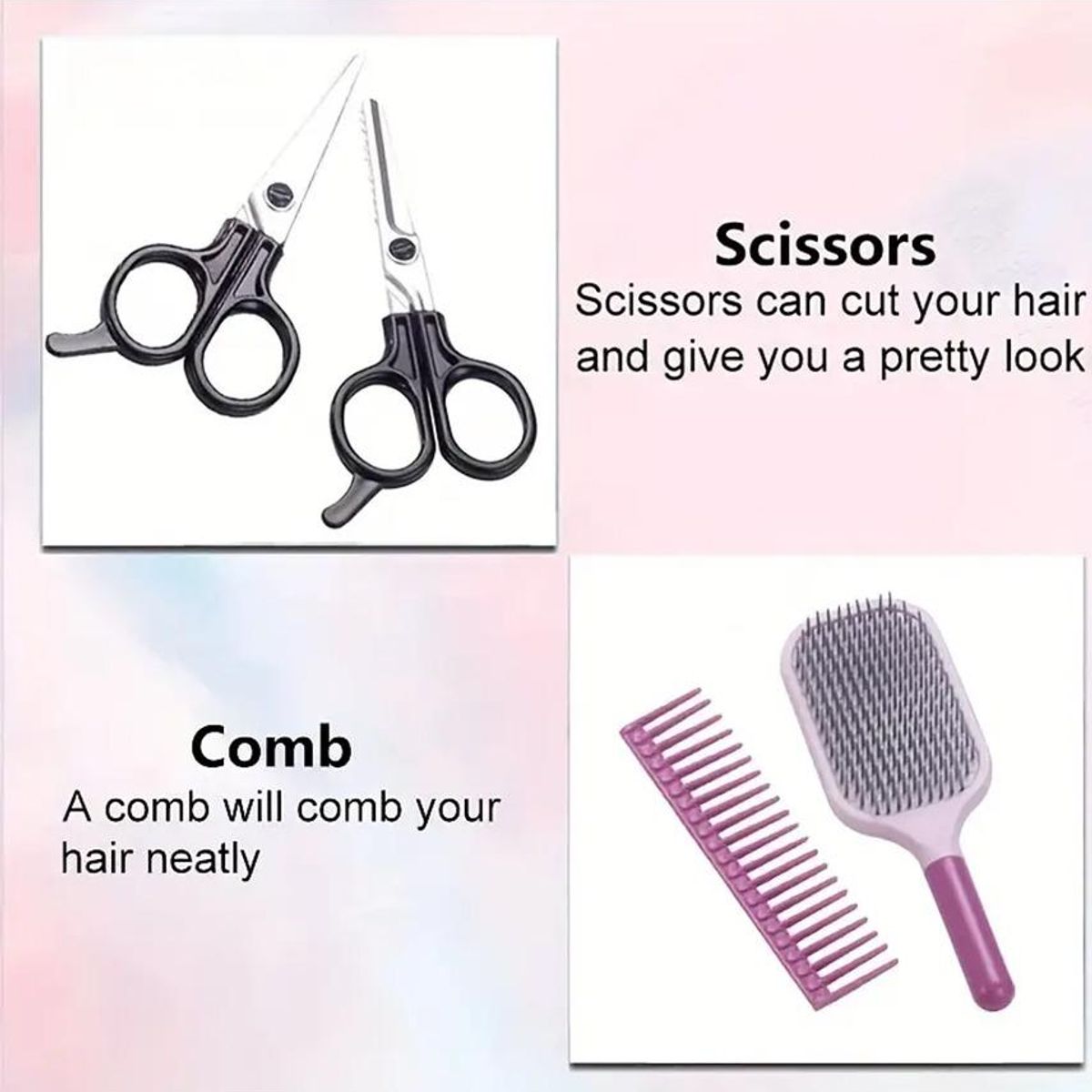 GENERICO - Set Simulación de Peluquería para Niñas - Juguete Creativo