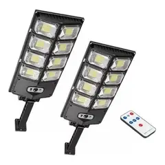 GENERICO - Focos Solares Potentes 200W con Luz Blanca Fría