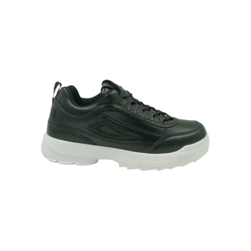HERIEL - Zapatilla Negra Plataforma Mujer