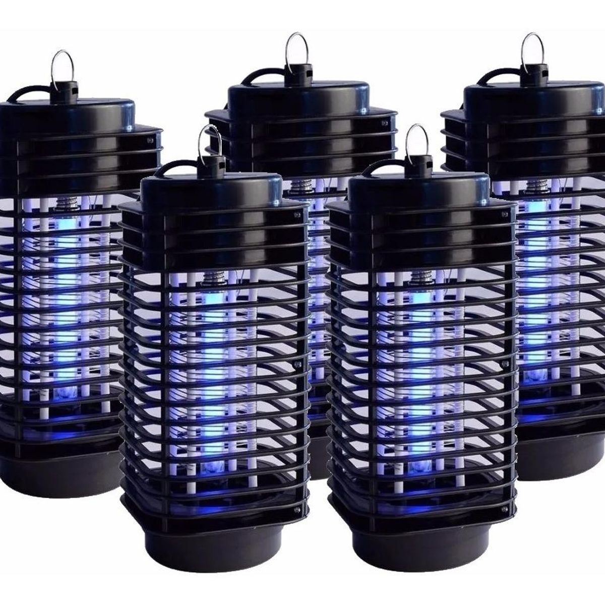 GENERICO - Pack de 5 lámparas UV eléctricas para atraer y matar insectos